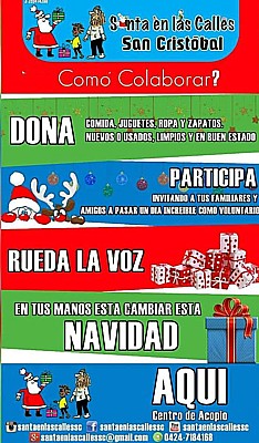 santa en las calles 2